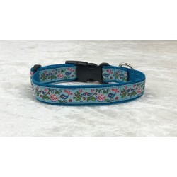 Hundehalsband " LOVE " Blau